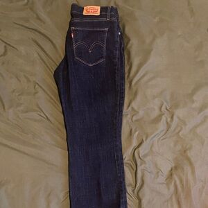 Levi's Women's Midnight Blue Straight Leg Jeans